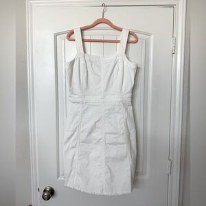 Loft White Denim Dress